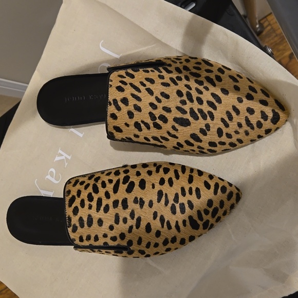 NIB Jenni Kayne Pony Hair Mules in Cheetah Size 8 / 38 - Picture 2 of 5